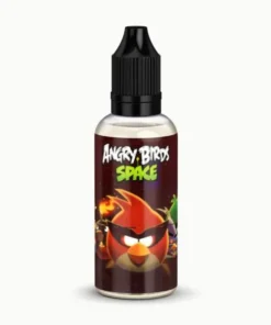Bottle of angry birds liquid incense with colorful packaging