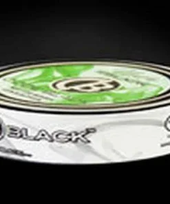 Can of code black menthe premium aromatic fragrance with sleek black and mint design