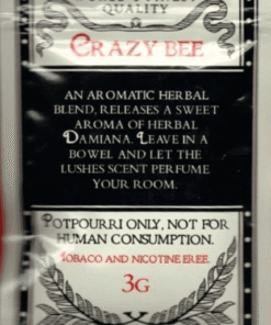 Bee herbal incense 3g premium aromatic blend