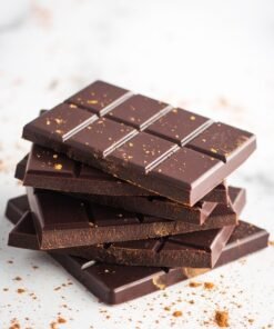 Vegan chocolate bar made from premium cocoa and plant-based ingredient
