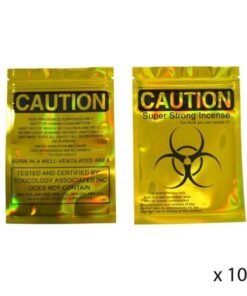Caution Herbal Incense 10g package - premium aromatic blend