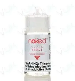 bottle of brain freeze liquid incense with cool white - themed label