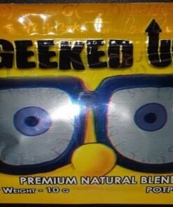 Geeked Up herbal incense - premium aromatic blend in sealed pack