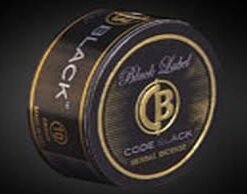 Code black straight incense premium packaging with soothing aroma
