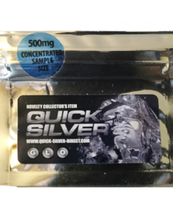 Quick Silver Soothing Bath Salts with calming spa design