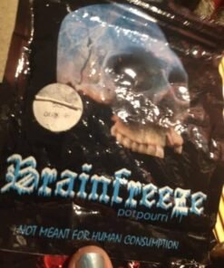 pack of brain freeze herbal incense with refreshing scent theme