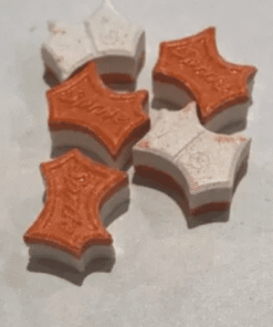 Orange and White Sprite Energy Gummies
