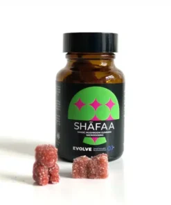 Shafaa Evolve Magic Mushroom Gummy Bears in packaging