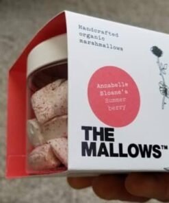Soft fluffy marshmallows stacked in a pack